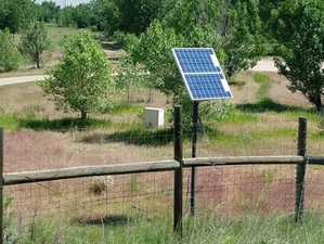 Solar Powered irrigation system for park